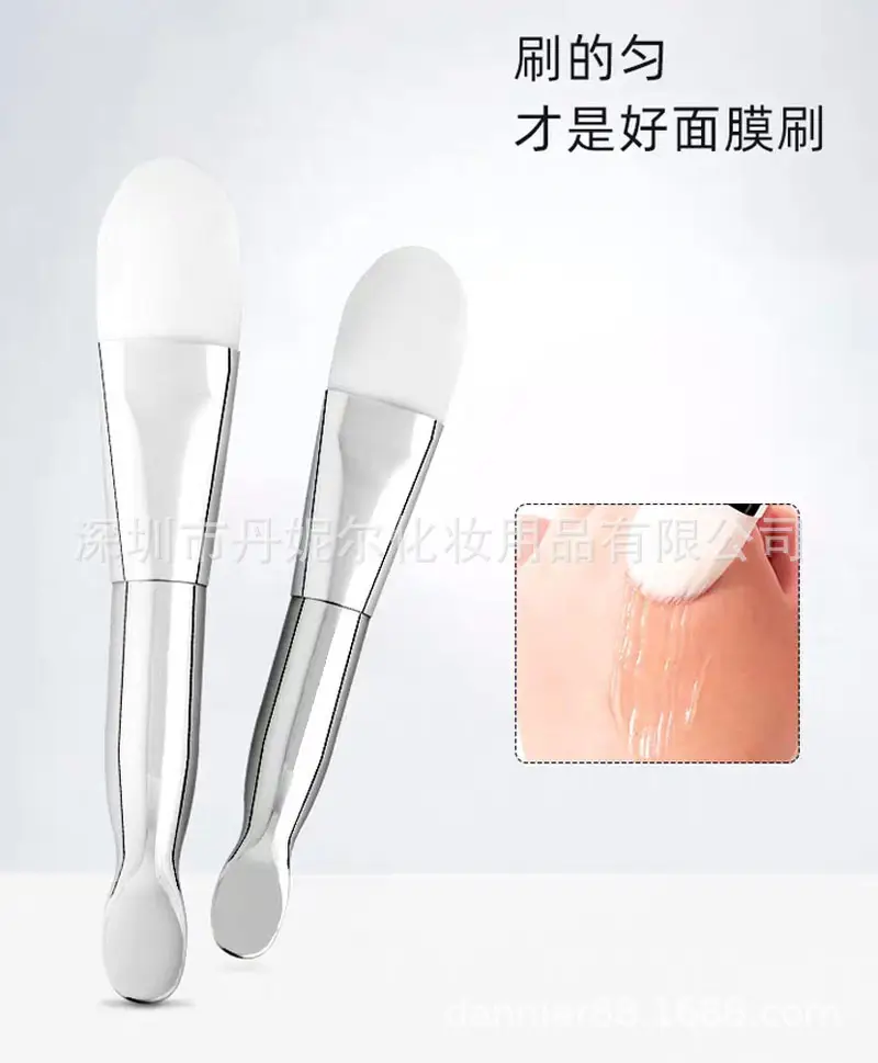 Double Head Makeup Brush with Digging Spoon Mask Brush — feature 9