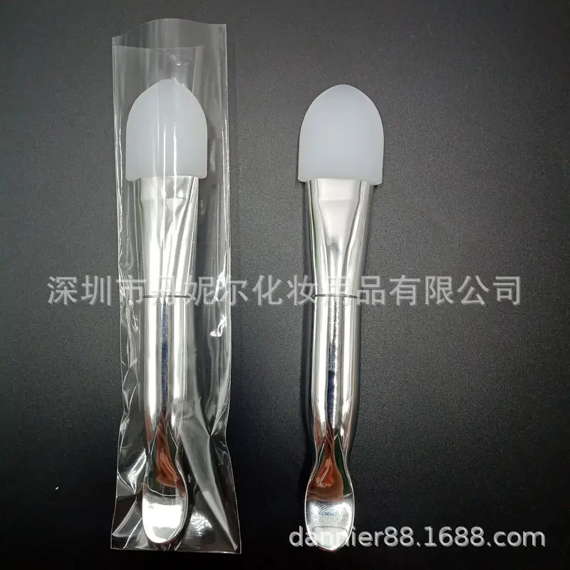 Double Head Makeup Brush with Digging Spoon Mask Brush - Image 6