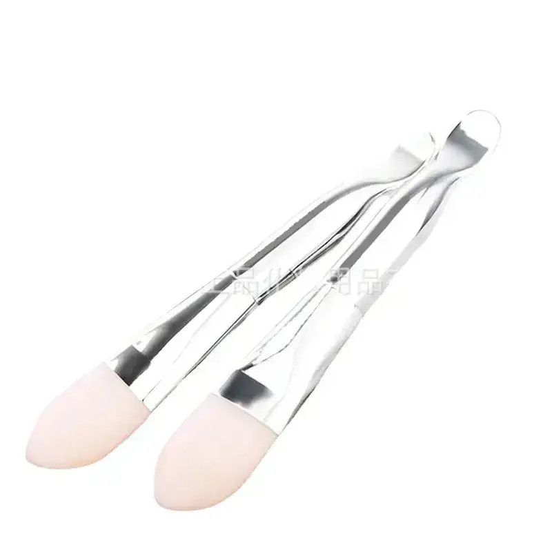 Makeup Brush Single Double Head with Scoop Tongue Foundation Brush
