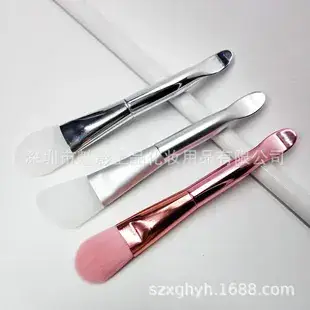 Makeup Brush Single Double Head with Scoop Tongue Foundation Brush — feature 6