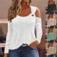 Women Pleated Button T-Shirt Grey Short Sleeve — feature 23