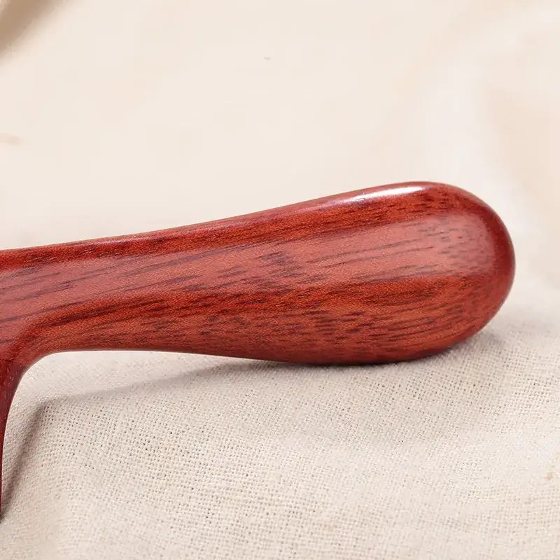 Natural Sandalwood Comb with Thick Handle - Image 3