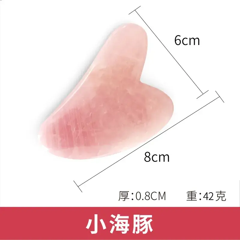 Natural Pink Crystal Jade Eye Massage Tablet 12cm - Image 10