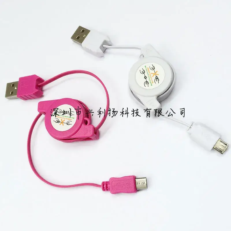 USB One-Way Retractable Cable for Tablets & Gift Use - Image 2