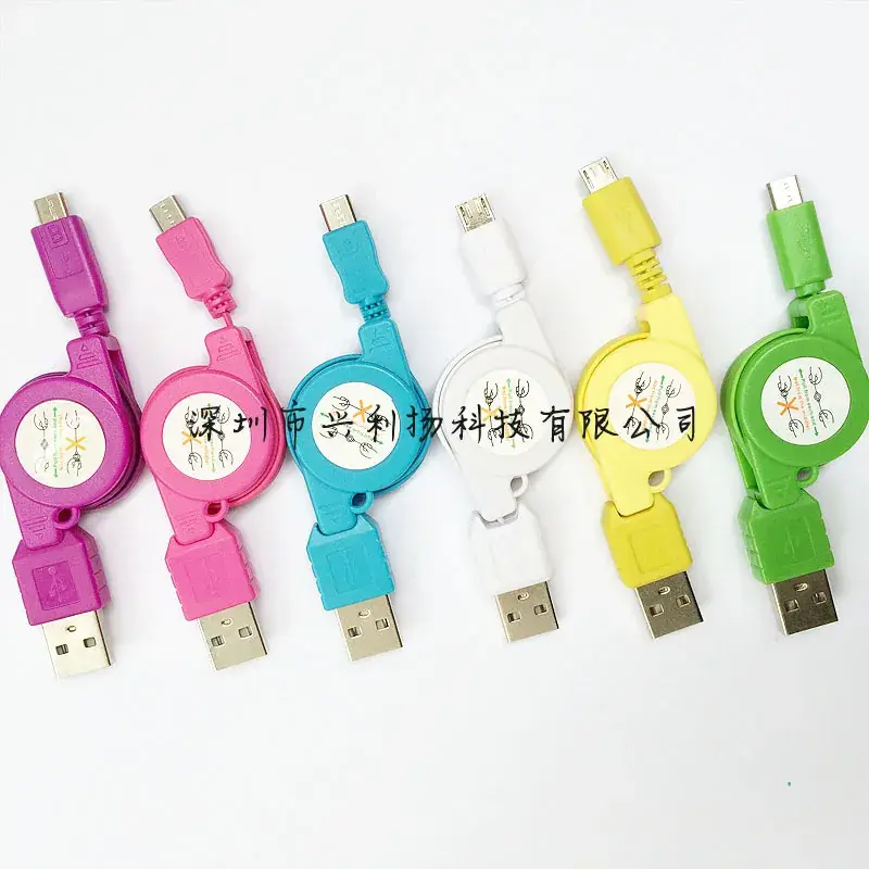 USB One-Way Retractable Cable for Tablets & Gift Use - Image 4