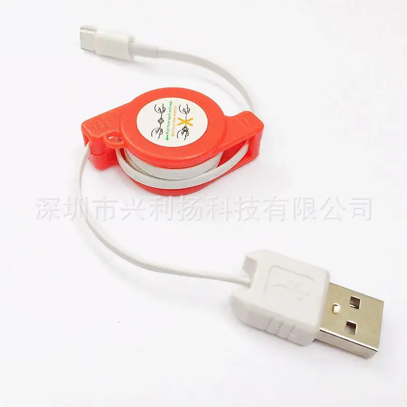 USB One-Way Retractable Cable for Tablets & Gift Use — feature 9