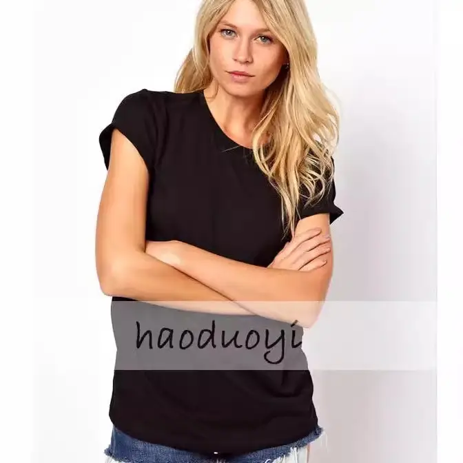 Women's Black Back Burning Hollow Angel Wings T-Shirt - Image 4