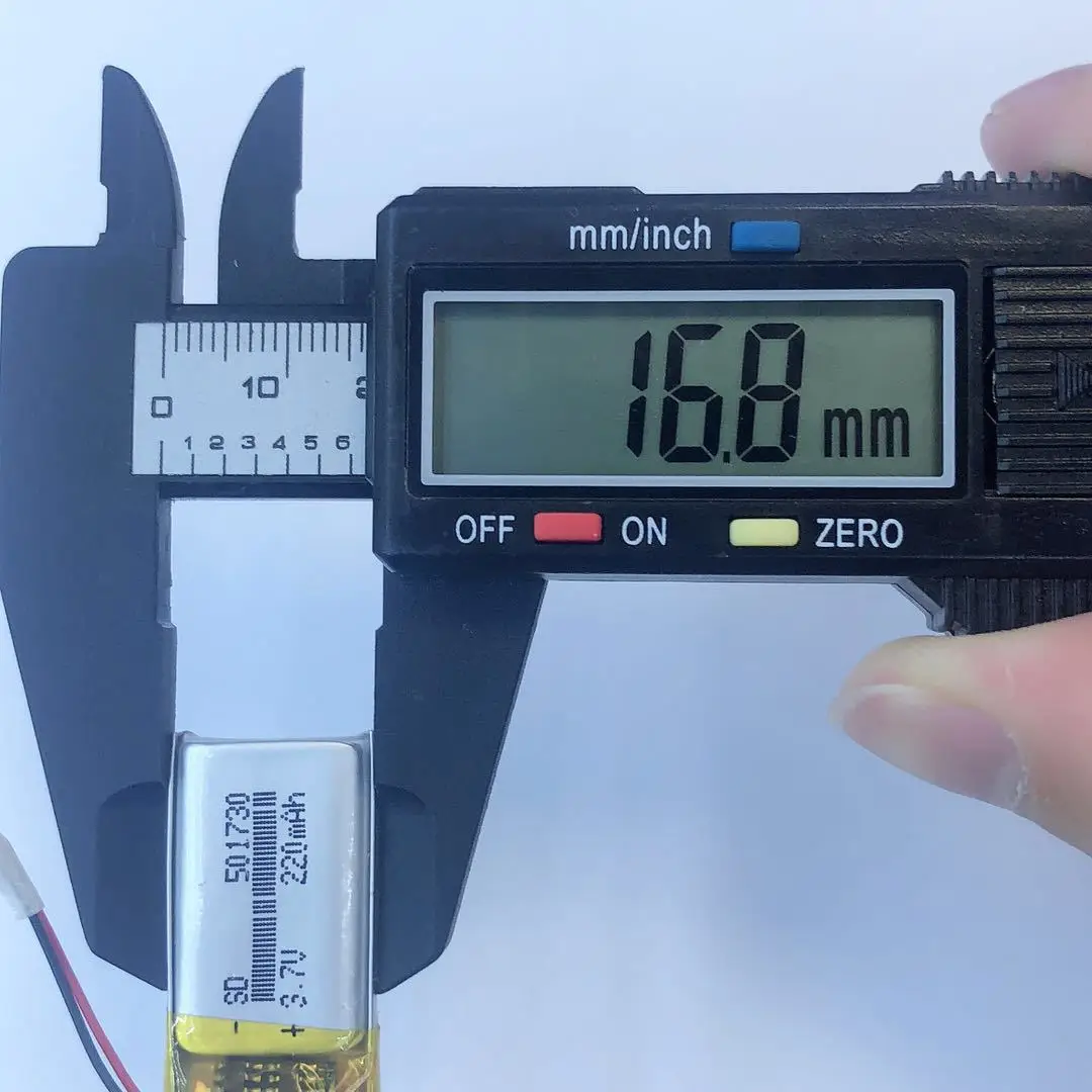 3.7V polymer lithium battery 501730 recording pen remote control 200mAh smart wear Bluetooth headset