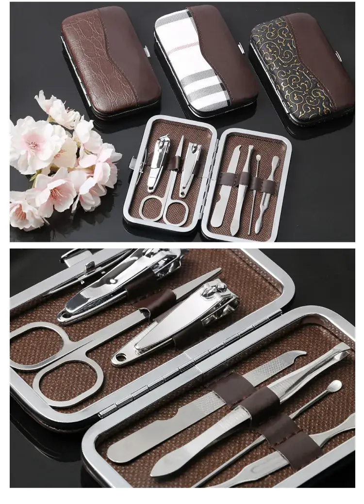 Nail Clipper Set Seven-Piece Manicure Tool Set Carbon Steel — feature 10