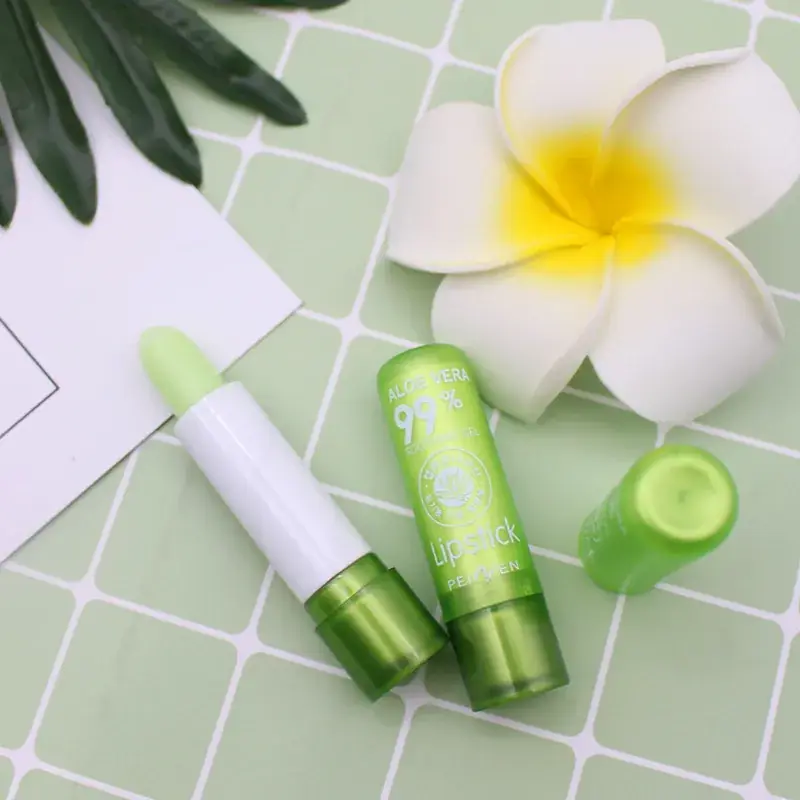 Aloe Vera Moisturizing Waterproof Lipstick Color Change - Image 3