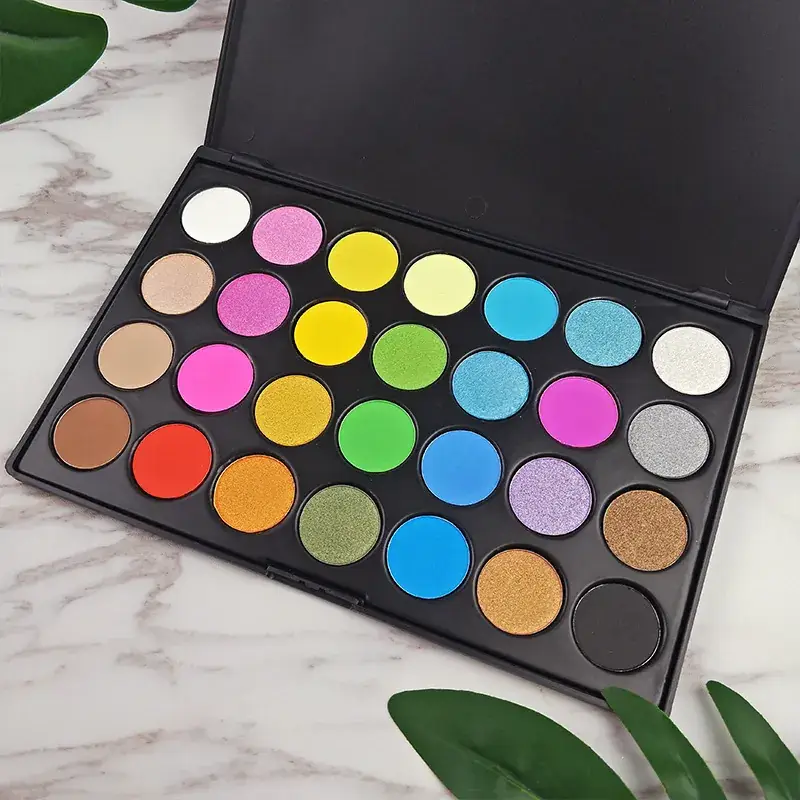 28 Color Matte Eye Shadow Makeup Palette for Kids & Professionals - Image 3