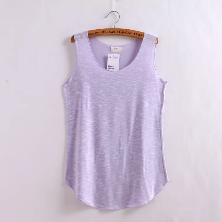 Summer Gray Bamboo Cotton Sleeveless Vest Large - Image 3