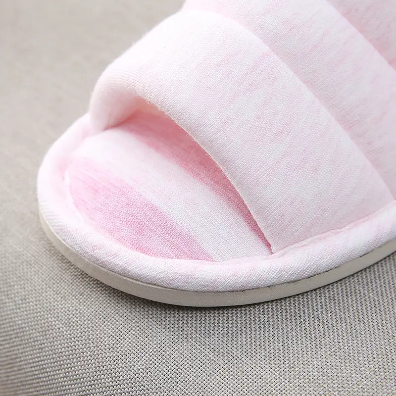 is soft home couple indoor wooden floor slippers women Caterpillar sweat cloth silent thick bottom washed slippers for men and women — feature 16