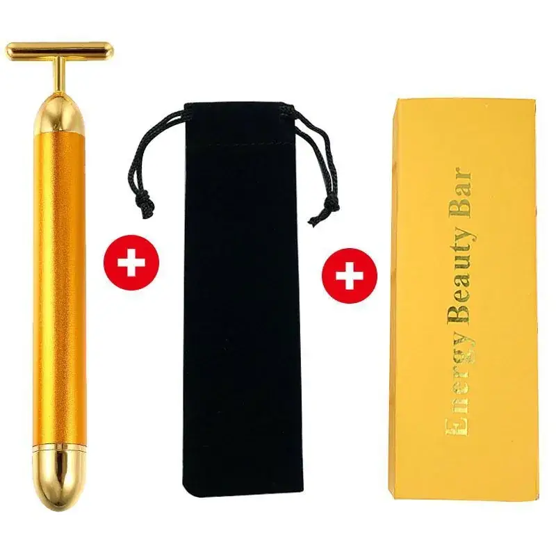 24K Golden Electric Facial Massage Stick - Image 4
