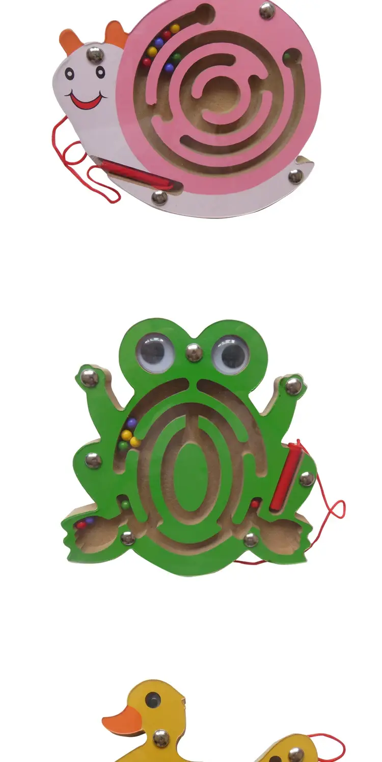 Magnetic Maze Toy for Kids Wooden Small Size — feature 2