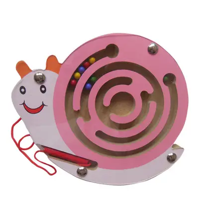 Magnetic Maze Toy for Kids Wooden Small Size - Image 2