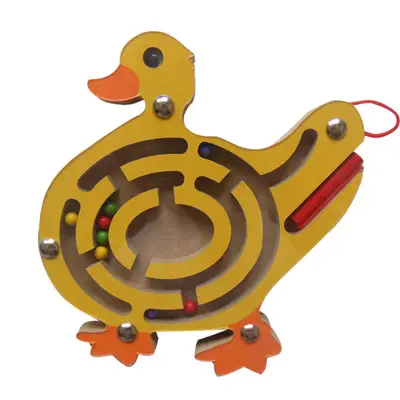 Magnetic Maze Toy for Kids Wooden Small Size - Image 3