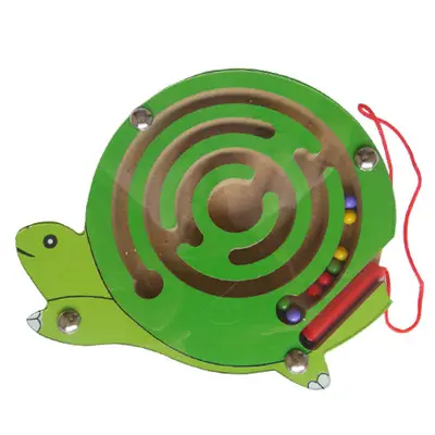 Magnetic Maze Toy for Kids Wooden Small Size - Image 7