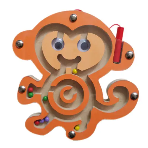 Magnetic Maze Toy for Kids Wooden Small Size - Image 8