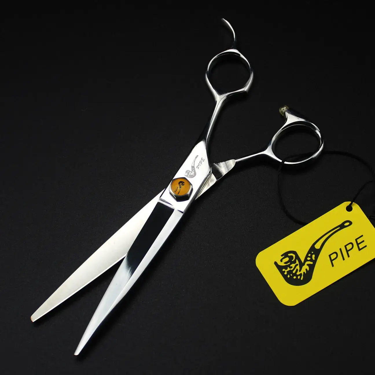6.5-inch Pipe Hairdressing Scissors 2 Use Wet Dry Barber