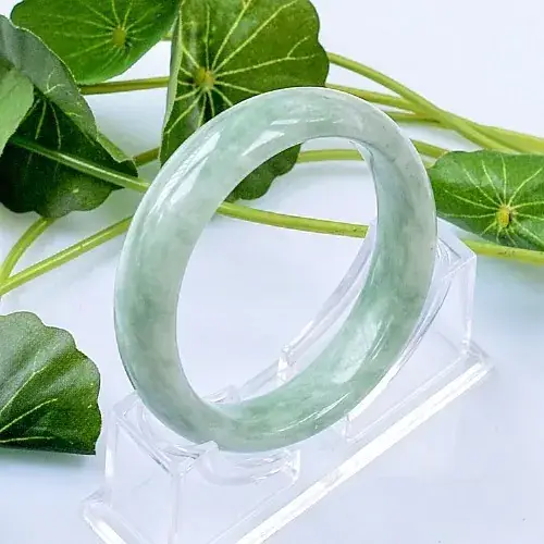 Natural Jade Bashan Bracelet Green 081010
