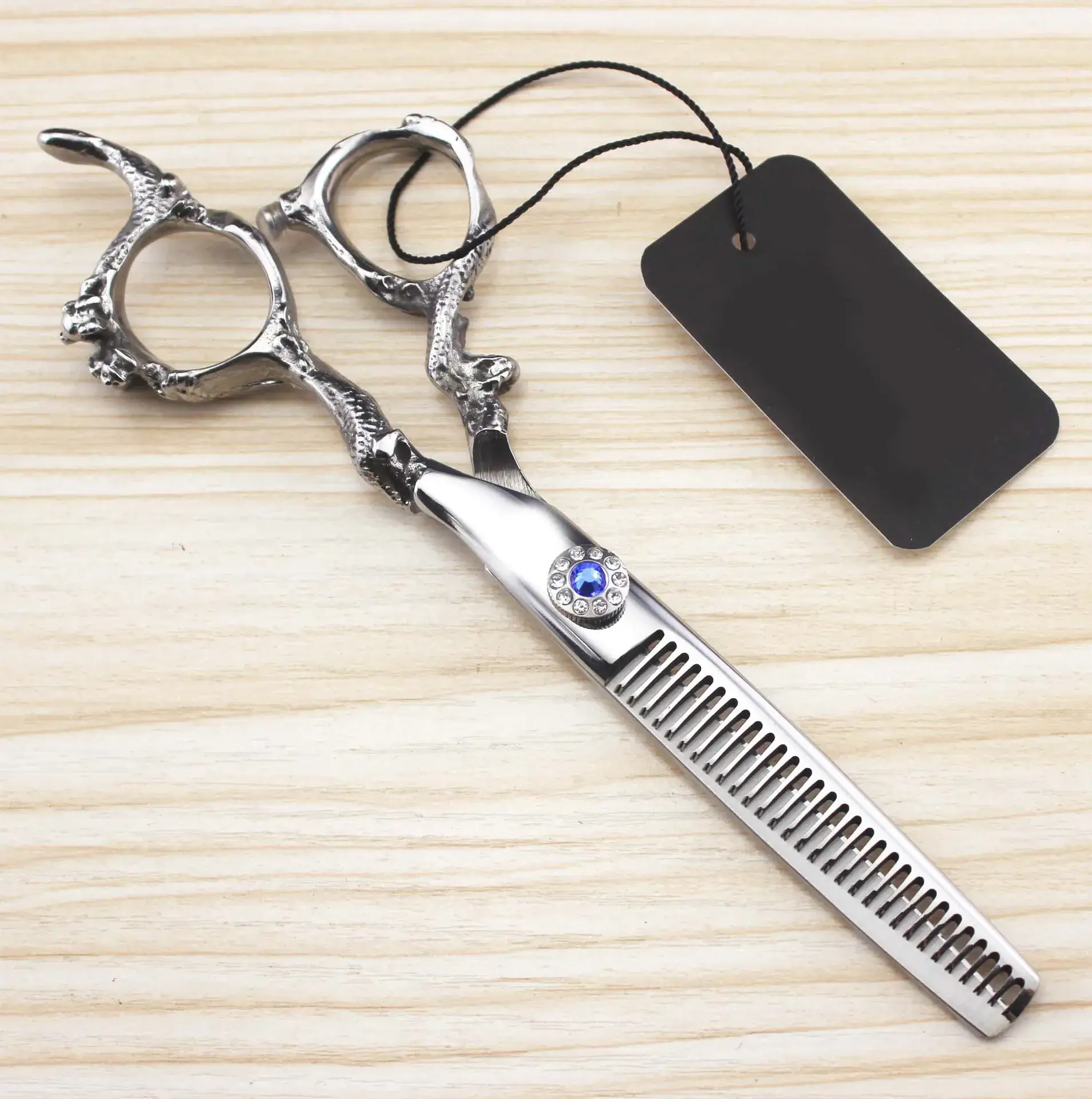 6.0 Inch Huo Dragon Sapphire Hair Scissors Set - Image 2