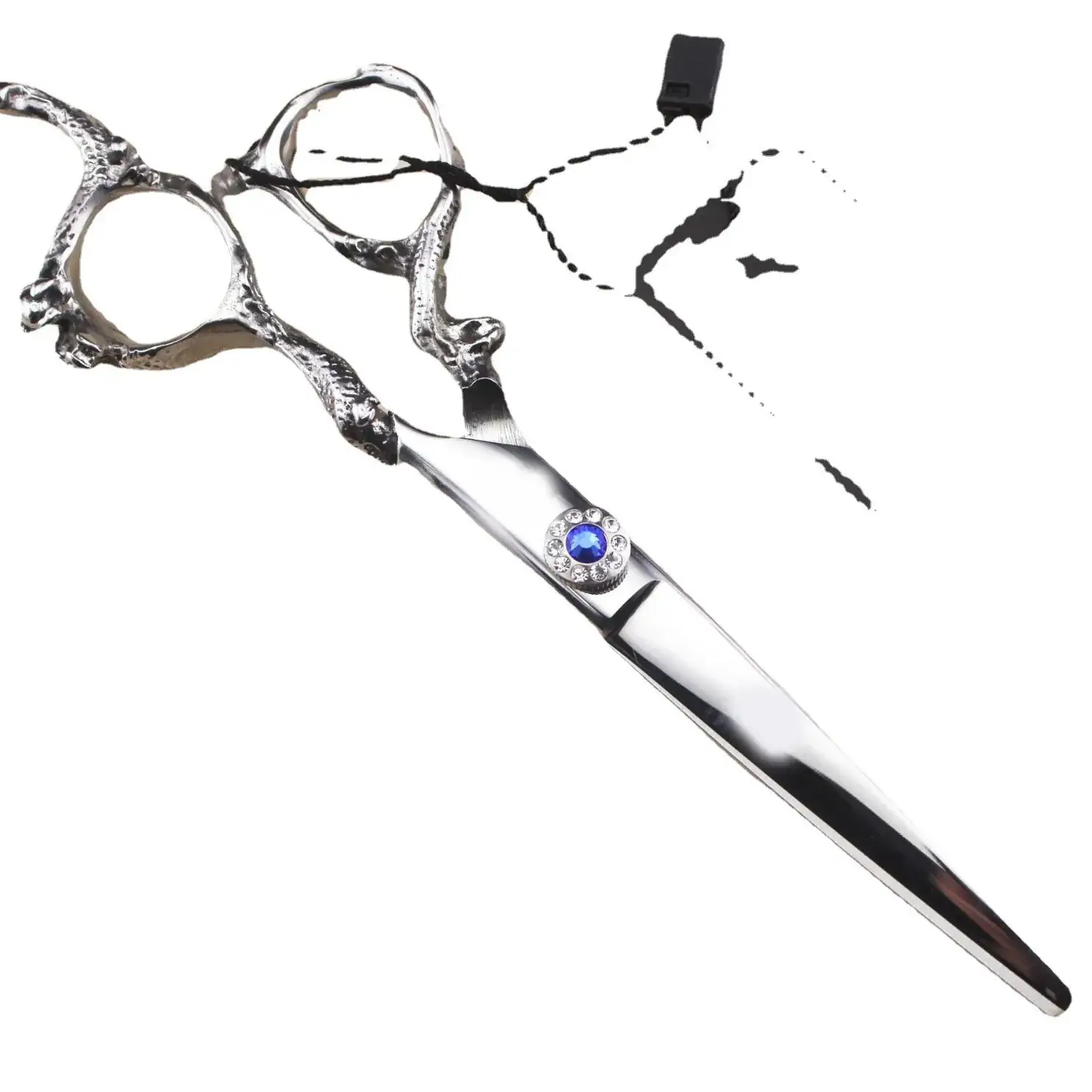 6.0 Inch Huo Dragon Sapphire Hair Scissors Set - Image 3