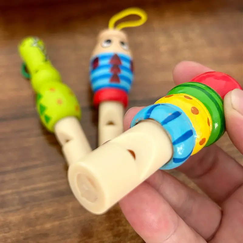 Wholesale Wooden Cartoon Animal Whistles for Kids - Image 5