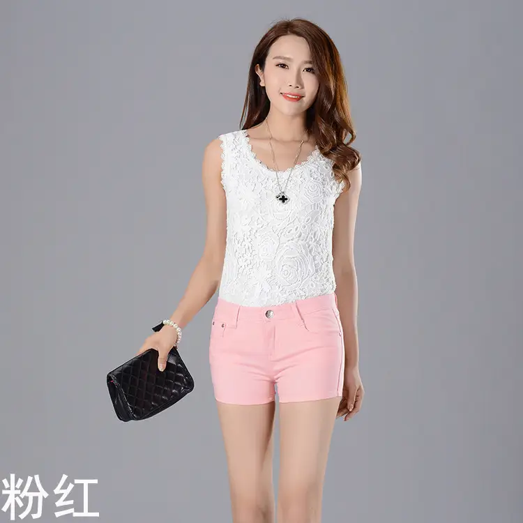 2025 Summer Women's White Lace Shorts Large - Image 12