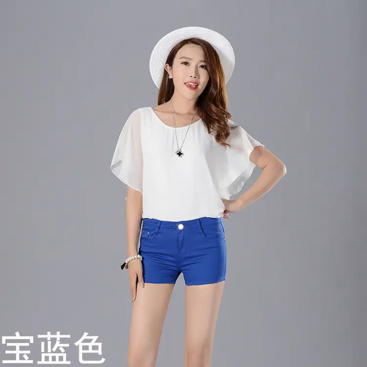 2025 Summer Women's White Lace Shorts Large - Image 7