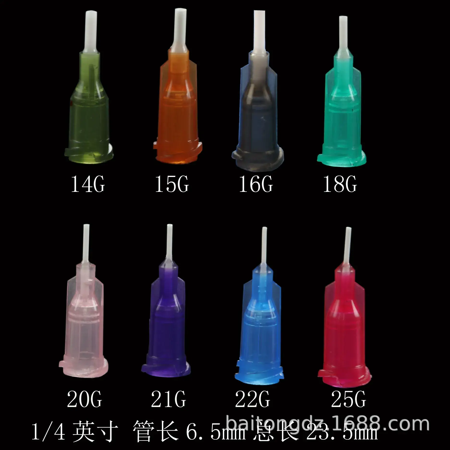 PP Dispensin G Needle Head 14-25G All Plastic