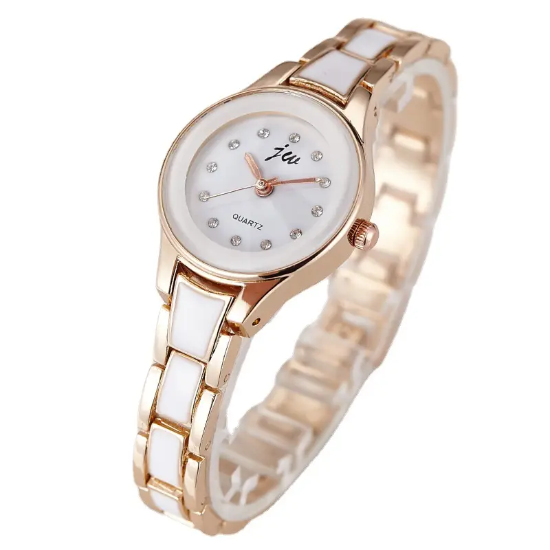 New Imitation Ceramic Fashion Watch, Women's Rhinestone Fashion Watch, Waterproof for Daily Life, Student Wholesale Quartz Watch