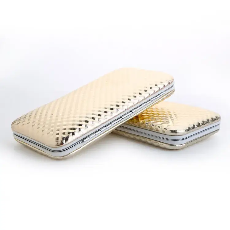 Stainless Steel Nail Clippers Set 12 Pcs Gold Finish