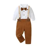 Kids Boys Three-Piece T-Shirt Jeans Scarf Set — feature 25