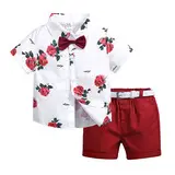 Kids Boys Three-Piece T-Shirt Jeans Scarf Set — feature 7