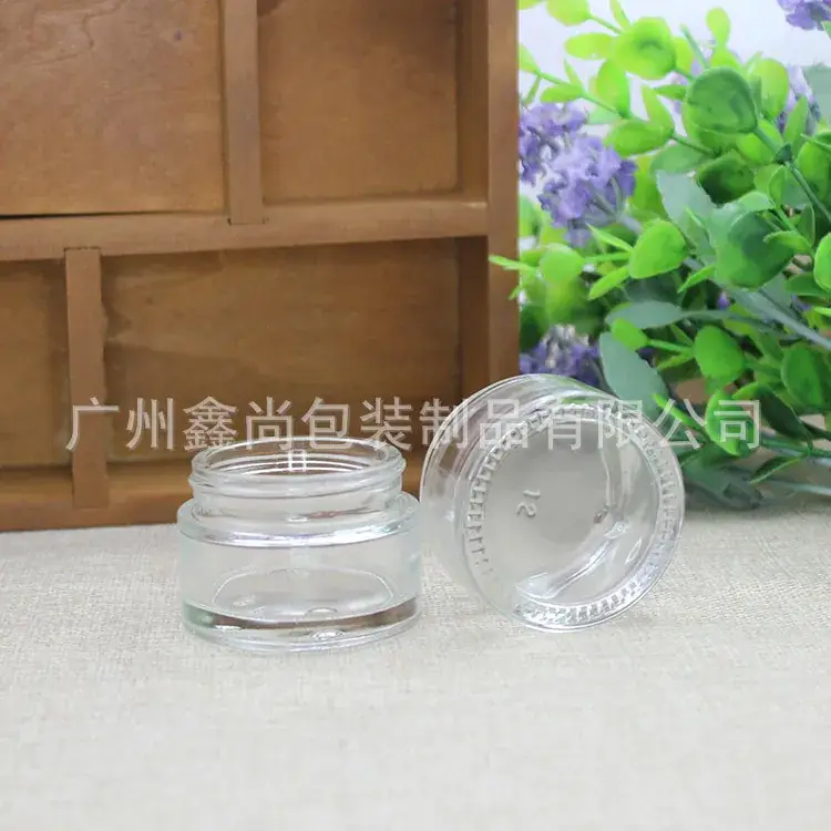 30g Transparent Glass Facial Cream Bottle - Image 3