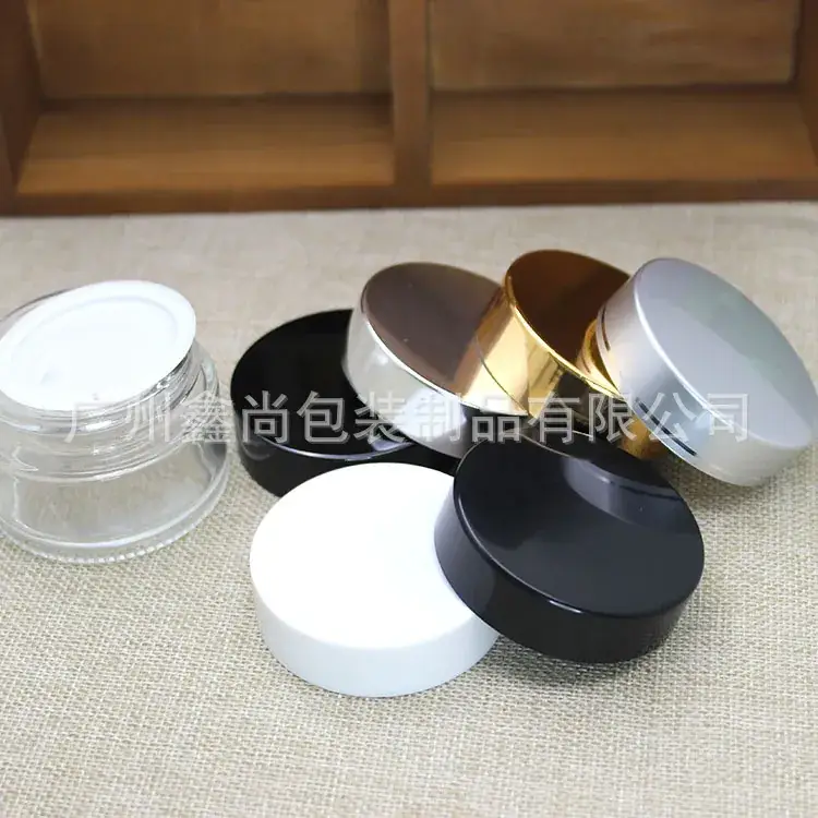 30g Transparent Glass Facial Cream Bottle - Image 4