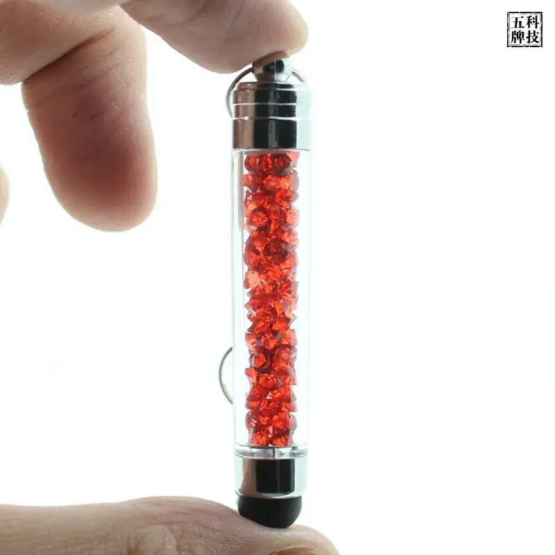 Crystal Touch Screen Pen Stylus Pendant Decor