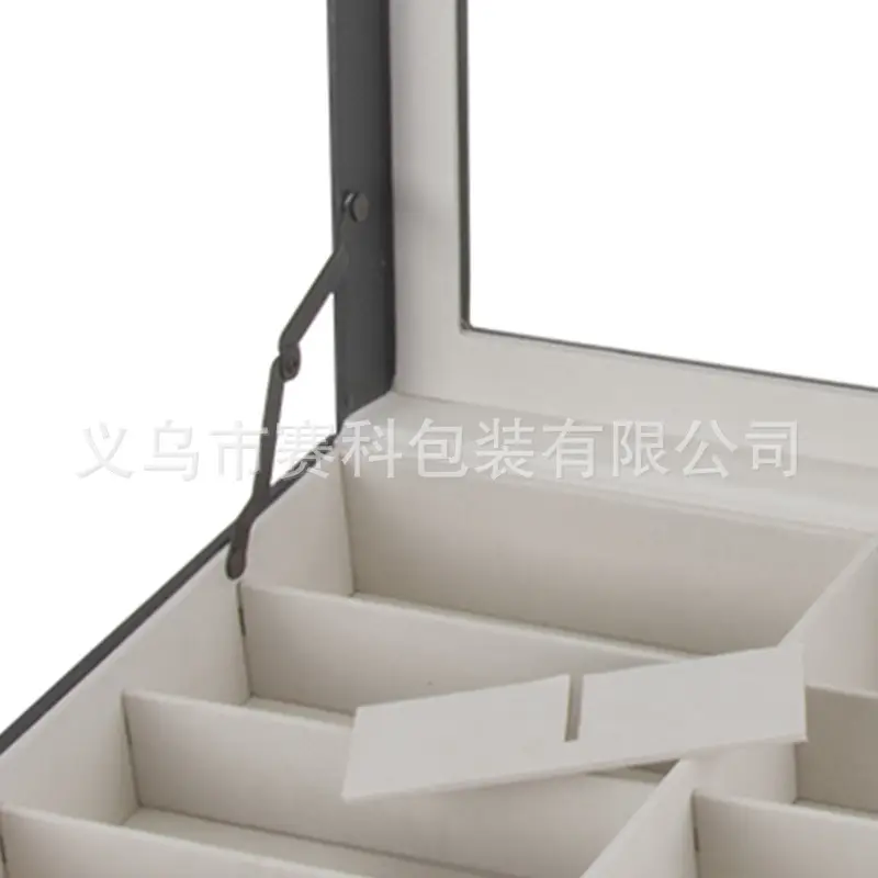 8-Glass Storage Box Black Metal Pull Rod - Image 6