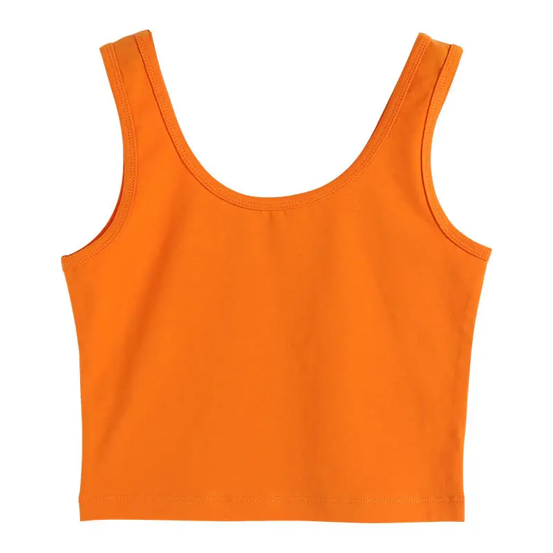 Women's White Navel Vest Summer Top - Image 12