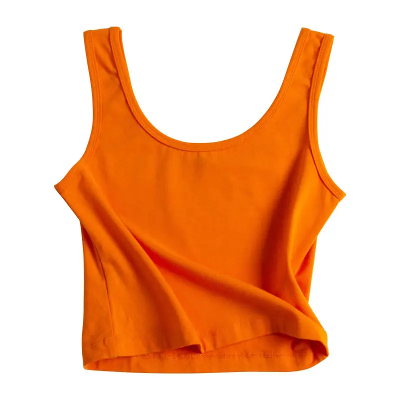 Women's White Navel Vest Summer Top - Image 4