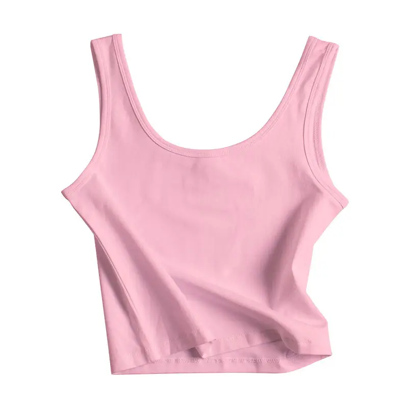 Women's White Navel Vest Summer Top - Image 5