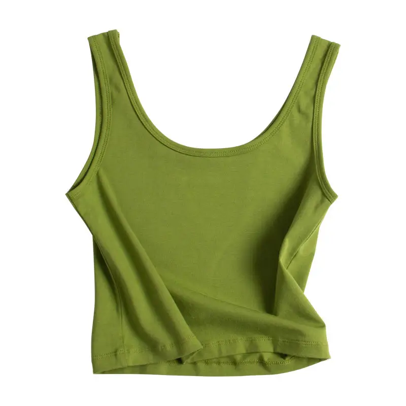 Women's White Navel Vest Summer Top - Image 7