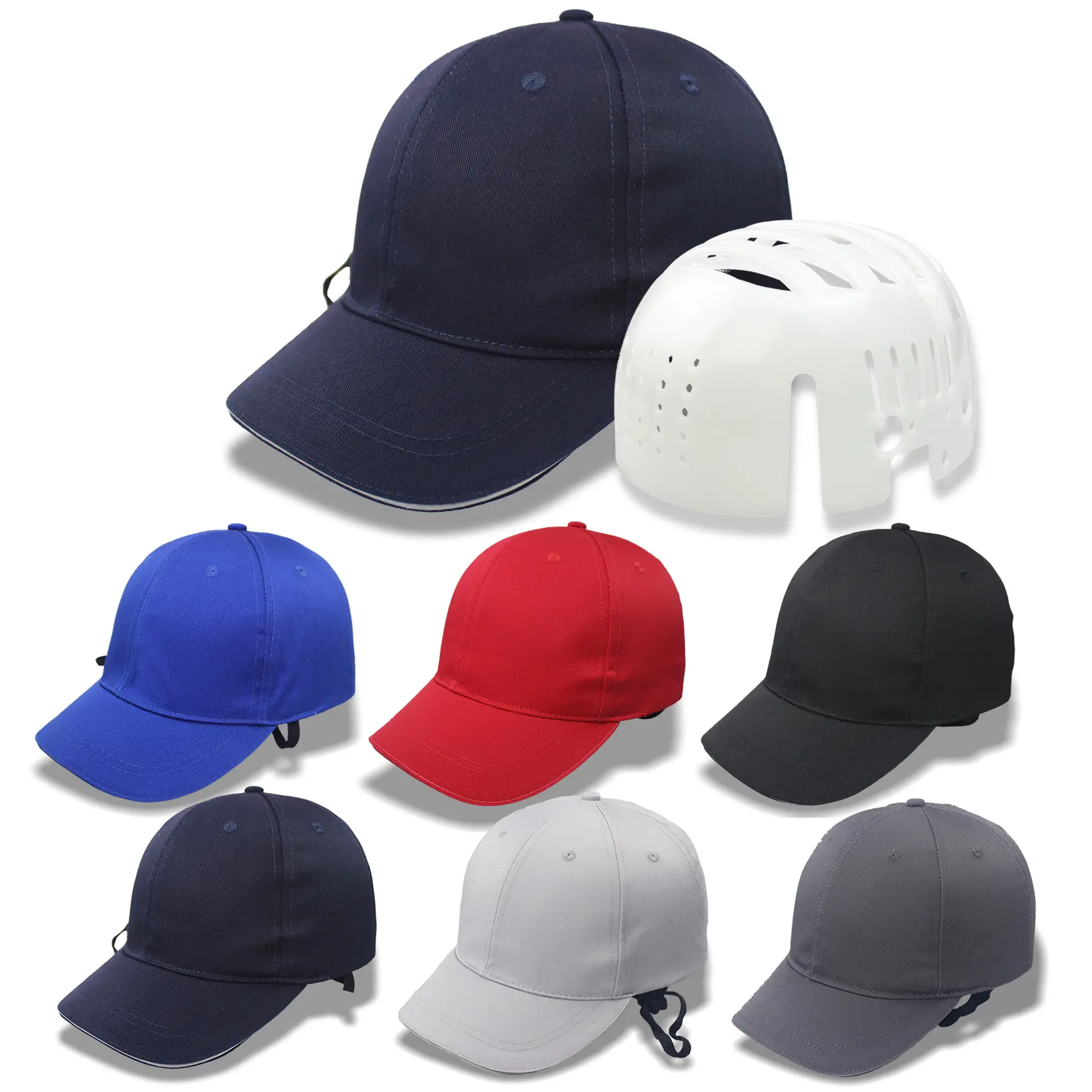 Blue 4-Pole Safety Cap for Labor Protection - Image 39