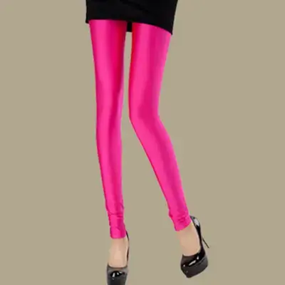 Blue Korean Style Elastic Leggings Women Large