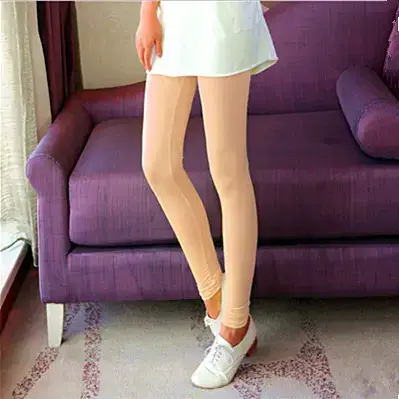 Blue Korean Style Elastic Leggings Women Large