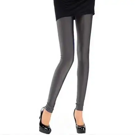 Blue Korean Style Elastic Leggings Women Large
