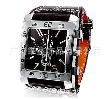 Retro Square Watch for Women Men Quartz Alloy Large Dial — feature 10