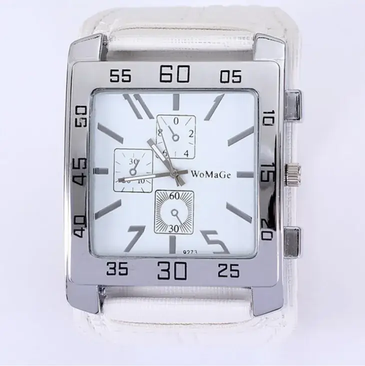 Retro Square Watch for Women Men Quartz Alloy Large Dial — feature 6