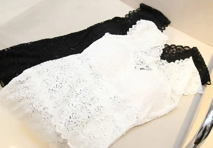 Black Full Lace Camisole Women Large Summer Top — feature 5